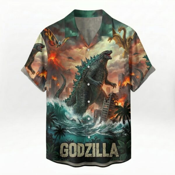 Godzilla Hawaiian Shirt - TH127524