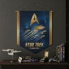 Star Trek "To Boldly Go" Starship Fleet Wall Banner