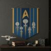 United Federation of Planets Starfleet Legacy Wall Banner