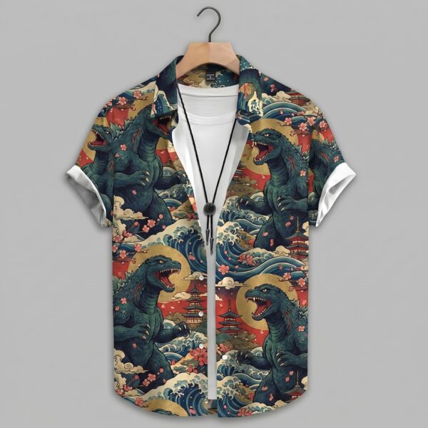 Godzilla Hawaiian Shirt- THK127759