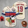 Personalized Snoopy Baseball Jersey - THK127796