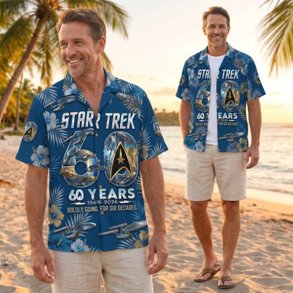 Alternative view of Star Trek Hawaiian Shirt