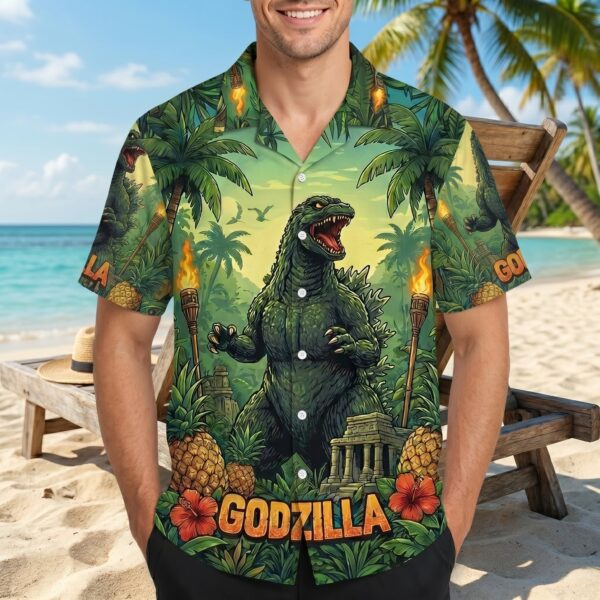 Godzilla Hawaiian Shirt - THK127005