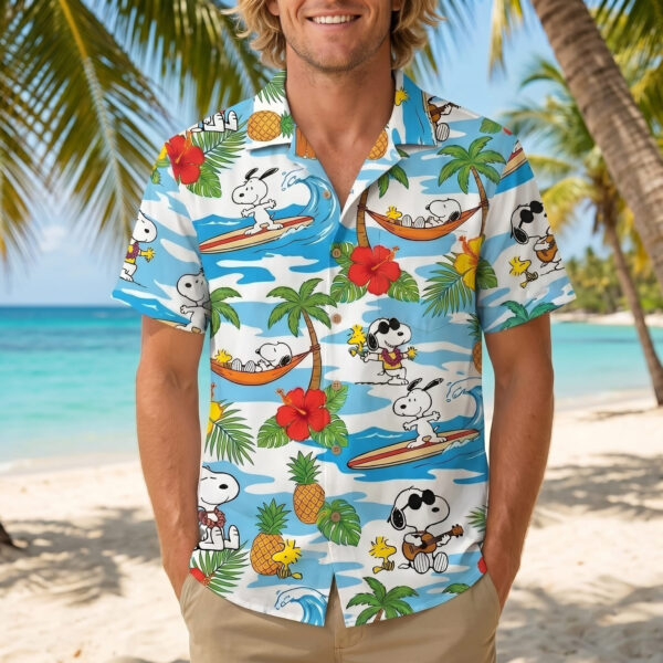 Alternative view of Snoopy Hawaiian Shirt - THK127183
