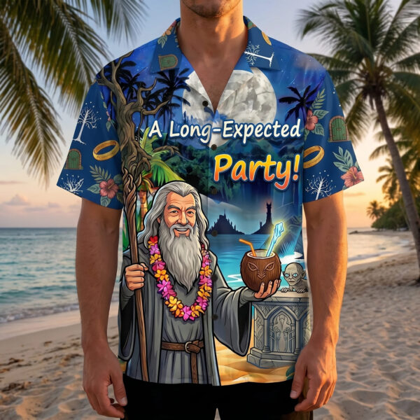 Alternative view of The Lord of the Rings Hawaiian Shirt -THK127360
