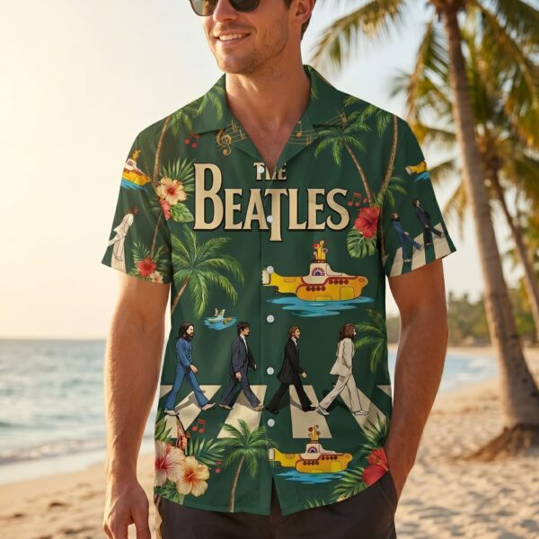 Alternative view of The Beatles Hawaiian Shirt