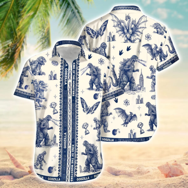 Godzilla Hawaiian Shirt- THK127763