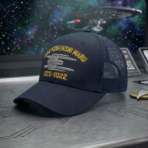 Alternative view of Premium Star Trek U.S.S Kobayashi Maru ECS-1022 Embroidery Cap