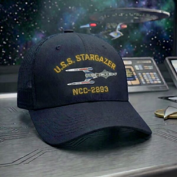 Alternative view of Premium Star Trek U.S.S. Stargazer NCC-2893 Embroidery Cap