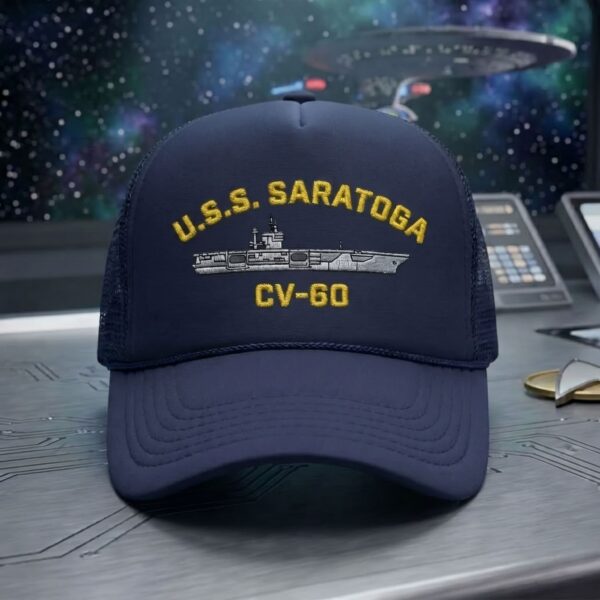 Premium Star Trek U.S.S. Saratoga CV-60 Embroidery Cap