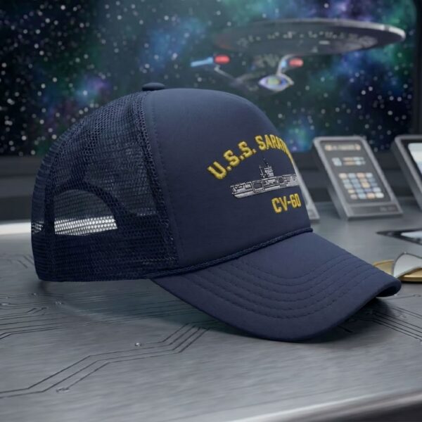 Alternative view of Premium Star Trek U.S.S. Saratoga CV-60 Embroidery Cap
