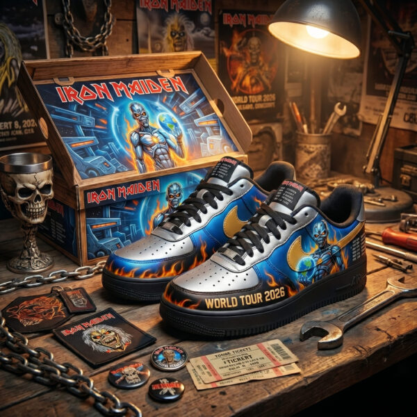 Alternative view of Iron Maiden Air Low-Top Sneakers Shoes-THK128626