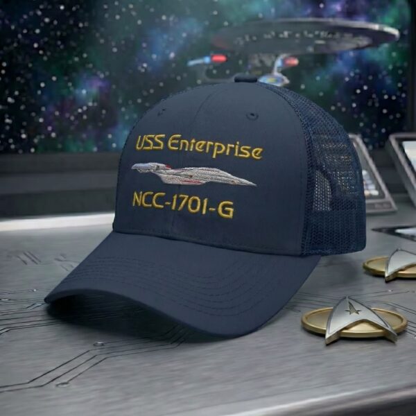 Alternative view of Premium Star Trek U.S.S Enterprise NCC-1701-G Embroidery Cap - THK129452