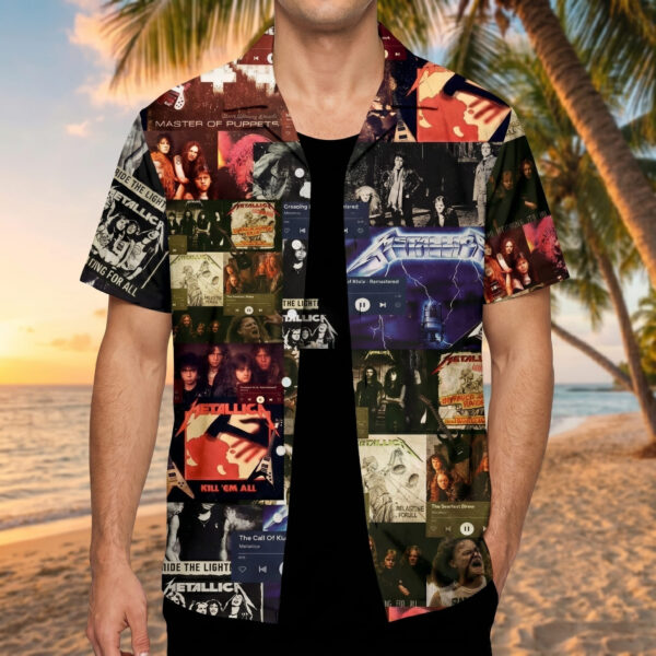 Alternative view of Metallica Hawaiian Shirt - THK129668