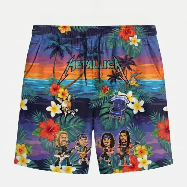 Alternative view of Metallica Hawaiian Shirt