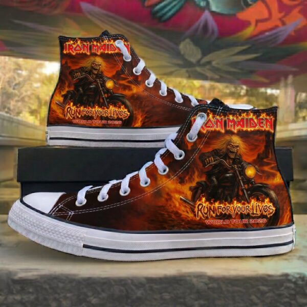 Iron Maiden 2026 World Tour Canvas Shoes-THK128781