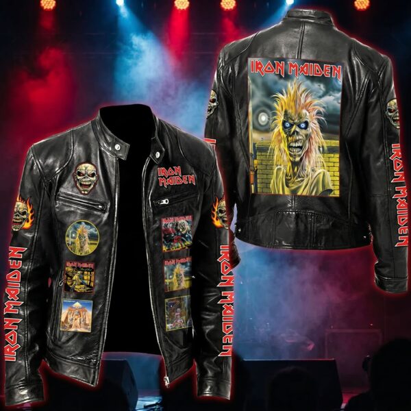 Iron Maiden Motorcycle Leather Jacket -THK129806