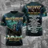 Iron Maiden 2026 World Tour 3D Apparel-THK128711