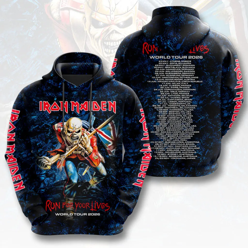 Iron Maiden Tour 2026 3D Apparel - THK129968 - Image 2