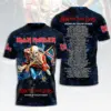 Iron Maiden Tour 2026 3D Apparel - THK129968