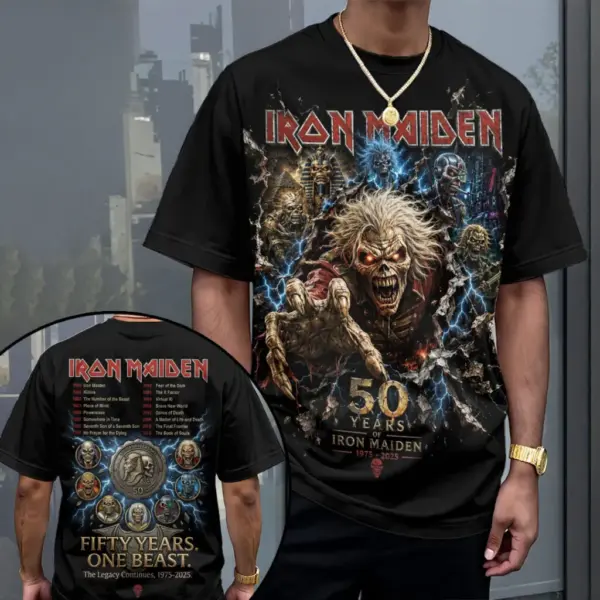 Iron Maiden 2026 World Tour 3D Apparel -THK128693