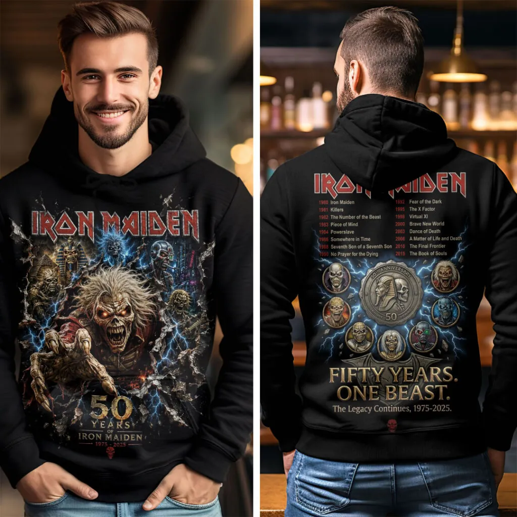 Iron Maiden 2026 World Tour 3D Apparel -THK128693 - Image 4