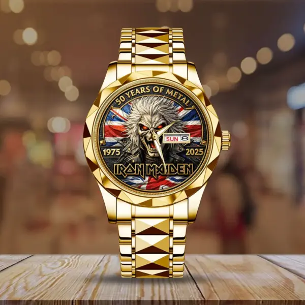 Alternative view of Iron Maiden 50th Anniversary Alloy Luxury Quartz Watch-THK129641