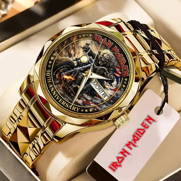 Iron Maiden 50th Anniversary Alloy Luxury Quartz Watch-THK129635