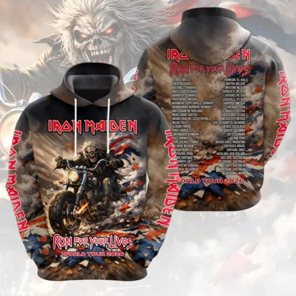 Alternative view of Iron Maiden 2026 World Tour 3D Apparel -THK128694