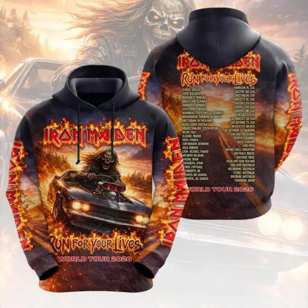 Alternative view of Iron Maiden 2026 World Tour 3D Apparel