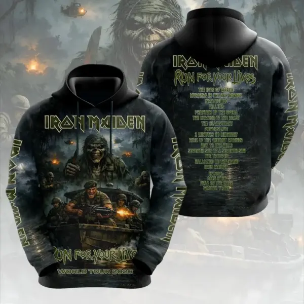 Alternative view of Iron Maiden 2026 World Tour 3D Apparel -THK128706
