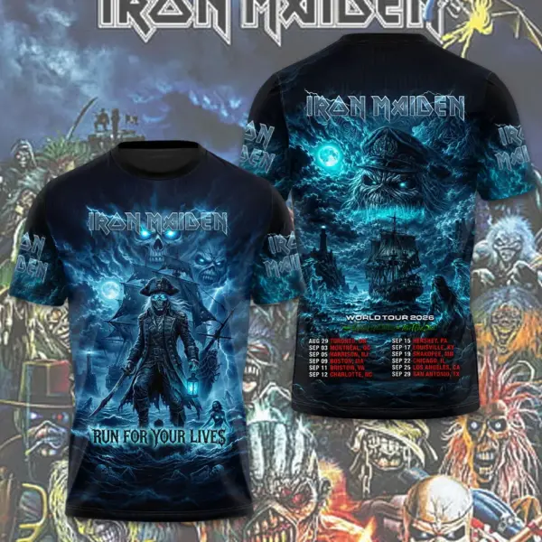 Iron Maiden Tour 2026 3D Apparel - THK129967