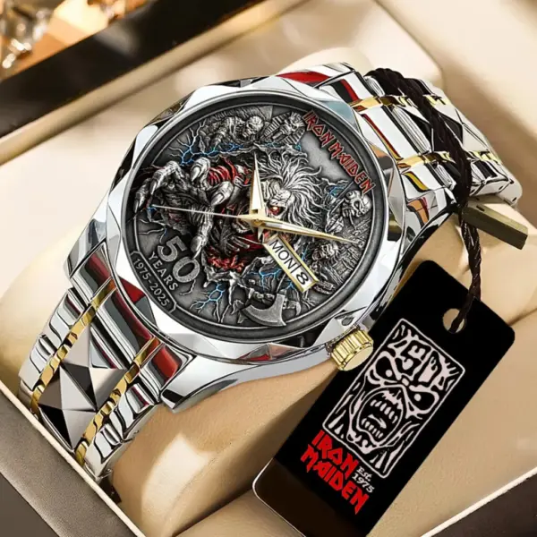 Iron Maiden 50th Anniversary Alloy Luxury Quartz Watch