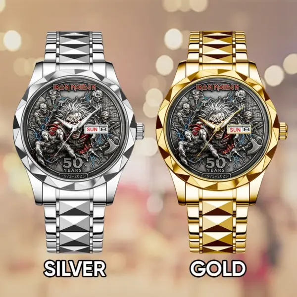 Alternative view of Iron Maiden 50th Anniversary Alloy Luxury Quartz Watch-THK128725