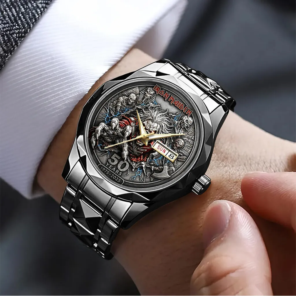 Iron Maiden 50th Anniversary Alloy Luxury Quartz Watch-THK128725 - Image 3