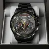 Iron Maiden 50th Anniversary Black Stainless Steel Watch