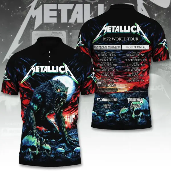 Alternative view of Metallica Tour 2026 3D Apparel - THK129885