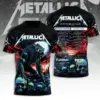 Metallica Tour 2026 3D Apparel - THK129885