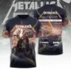 Metallica Tour 2026 3D Apparel - THK129877