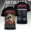 Metallica Tour 2026 3D Apparel - THK129879