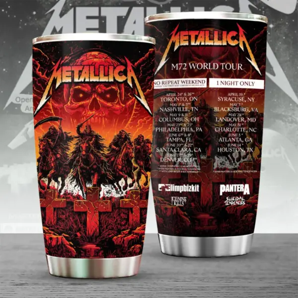 Metallica Tour 2026 Tumbler Cup-THK129912