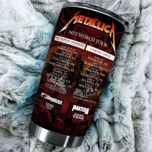 Alternative view of Metallica Tour 2026 Tumbler Cup-THK129912