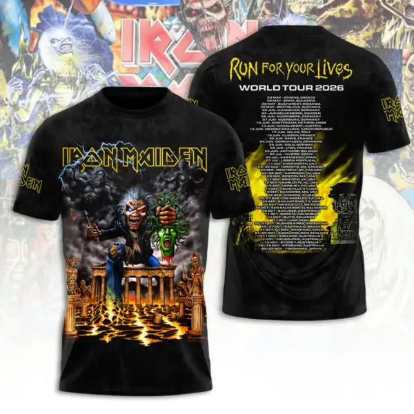 Iron Maiden Tour 2026 3D Apparel - THK129601