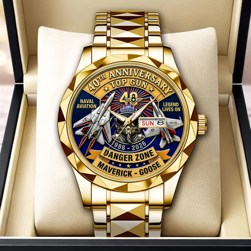 Top Gun 40th Anniversary Alloy Luxury Quartz Watch-THK129656