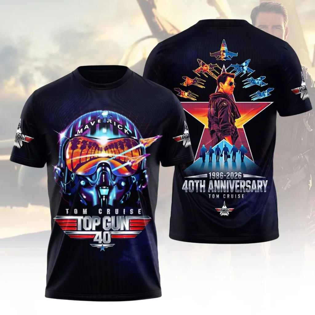 Top Gun 40th Anniversary 3D Apparel - THK129411