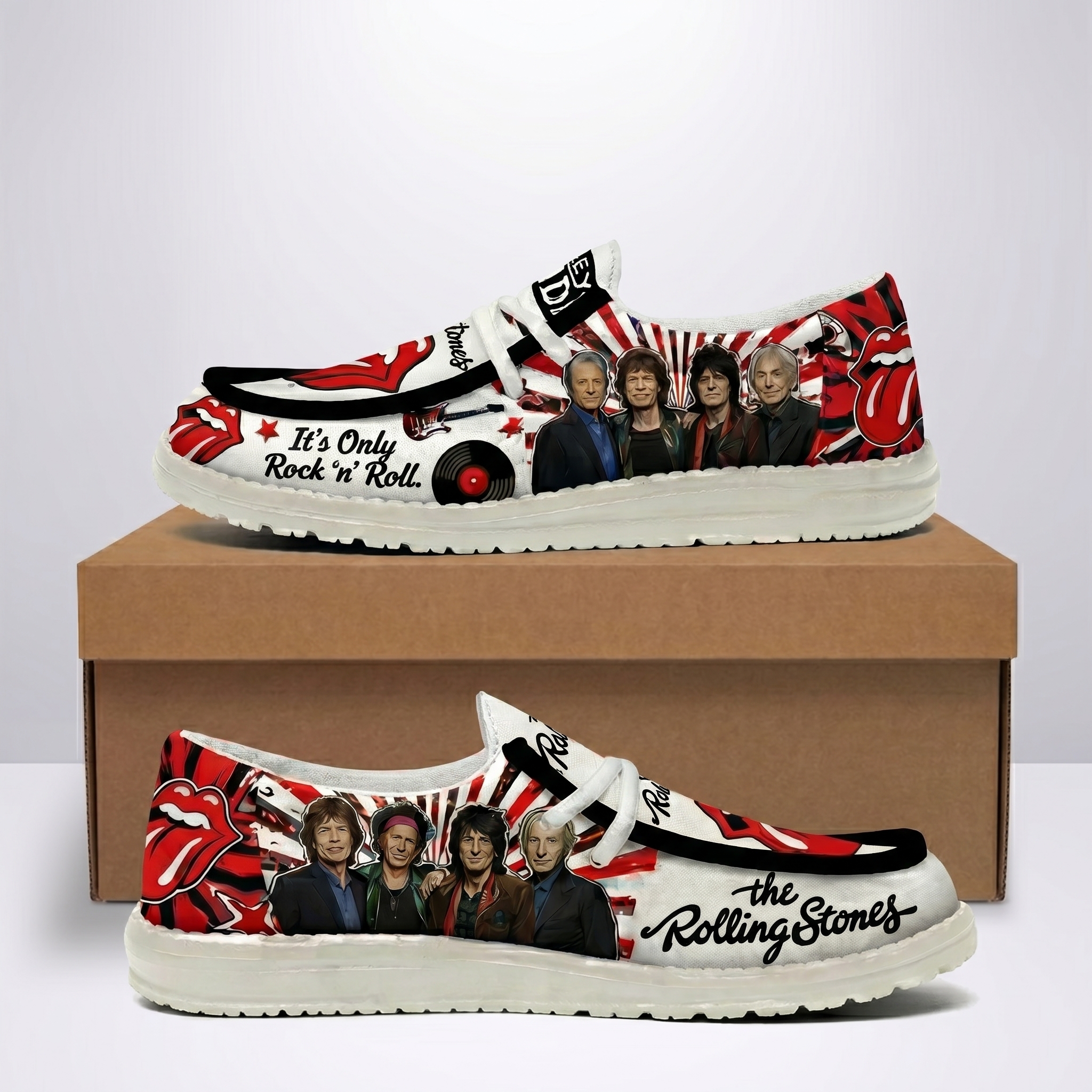 The Rolling Stones Hey Dude Shoes - Image 2