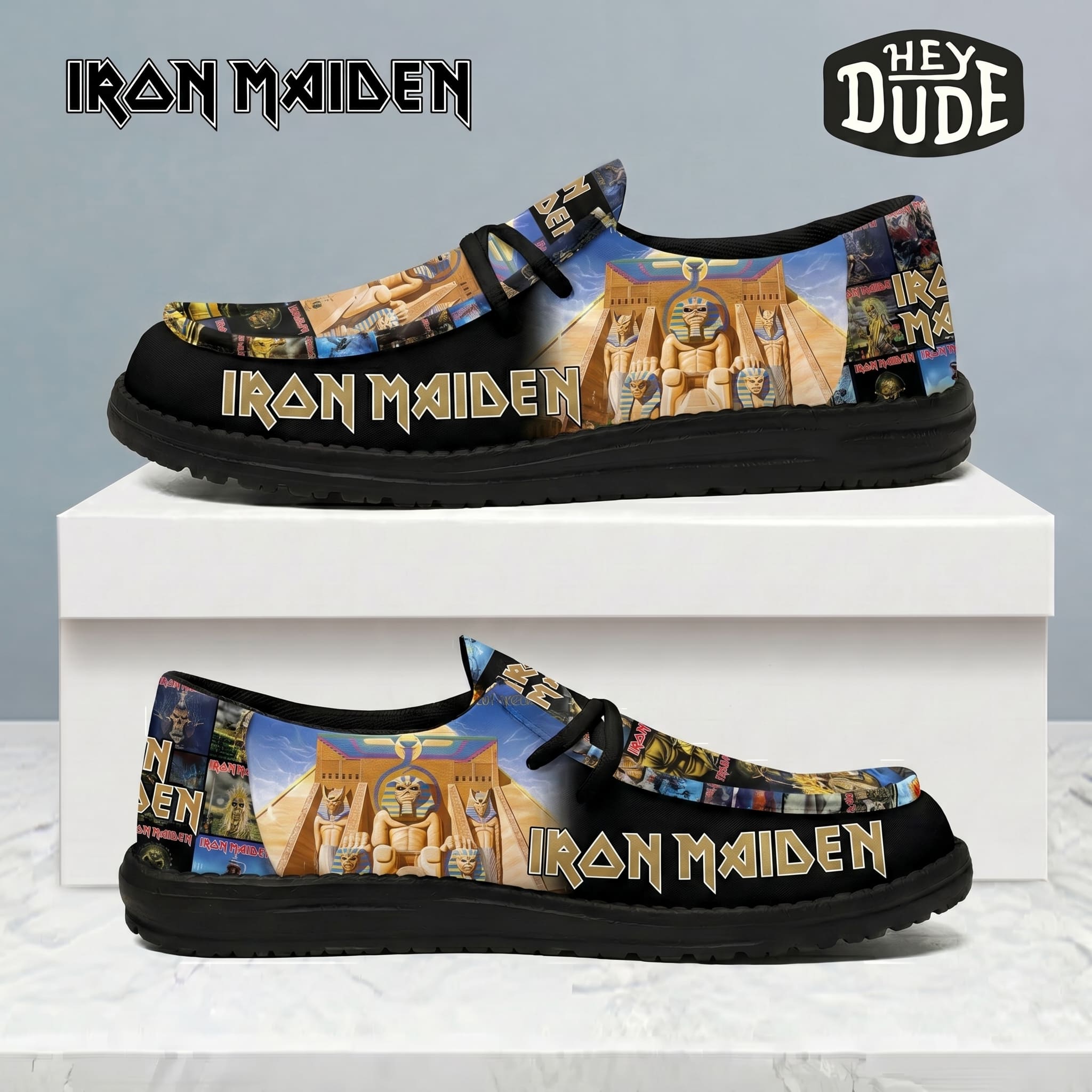 Iron Maiden Hey Dude Shoes-THK129285