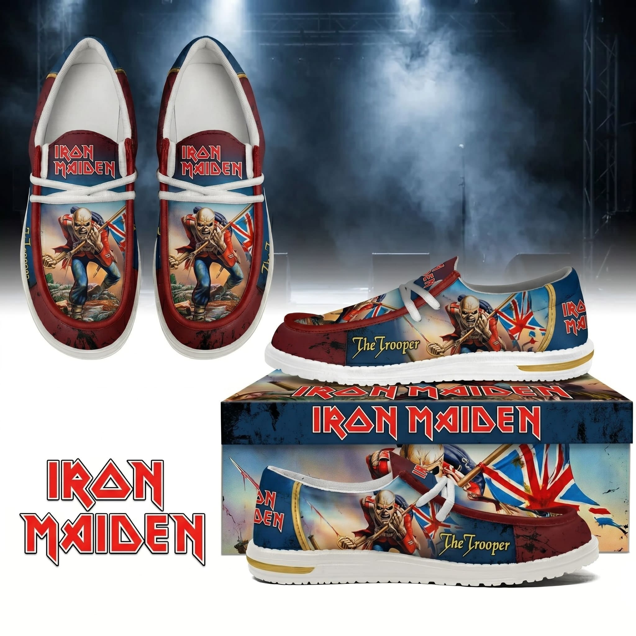 Iron Maiden Hey Dude Shoes-THK128527