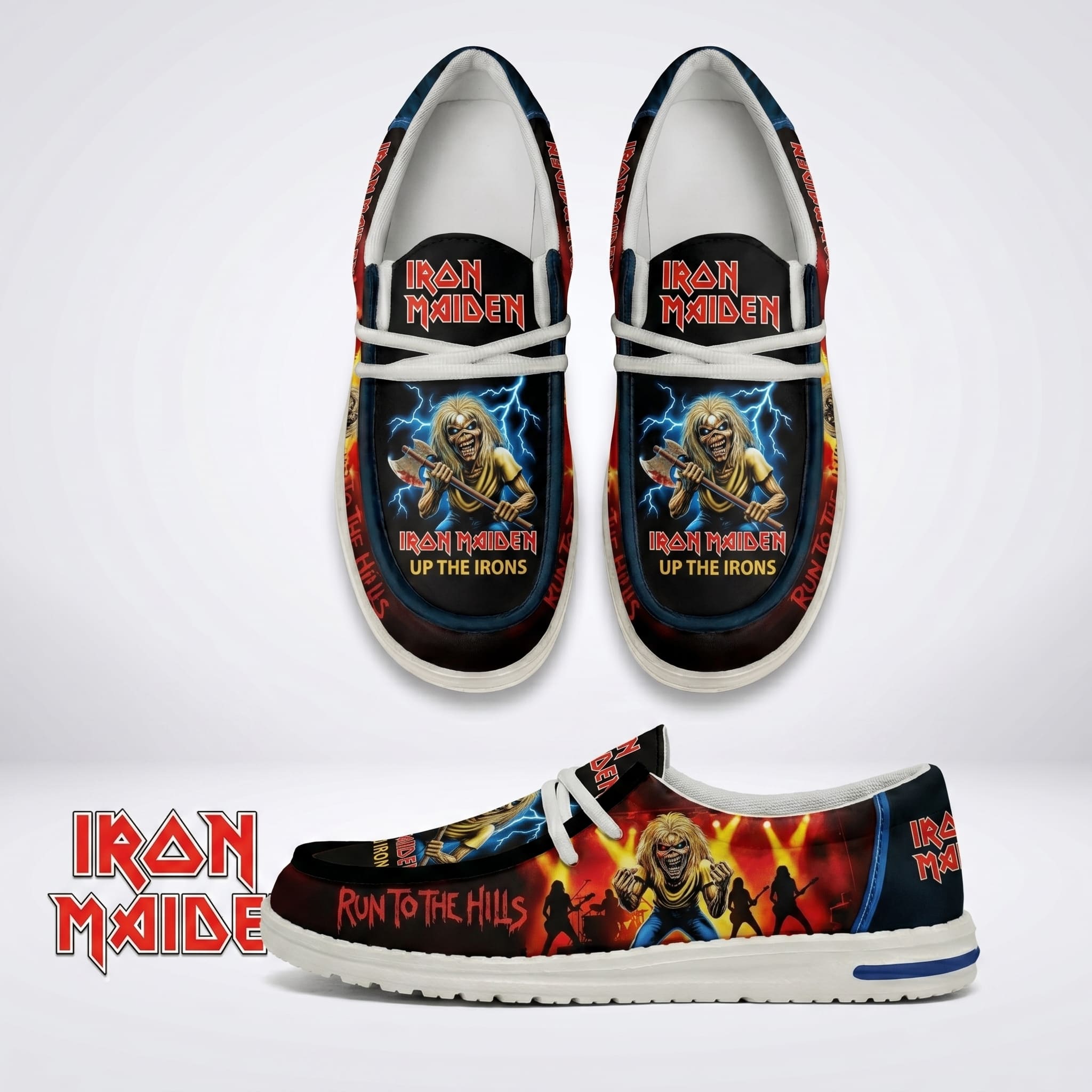 Iron Maiden Hey Dude Shoes-THK128520
