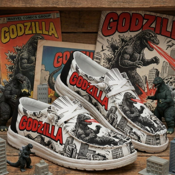 Alternative view of Godzilla Hey Dude Shoes -THK128230